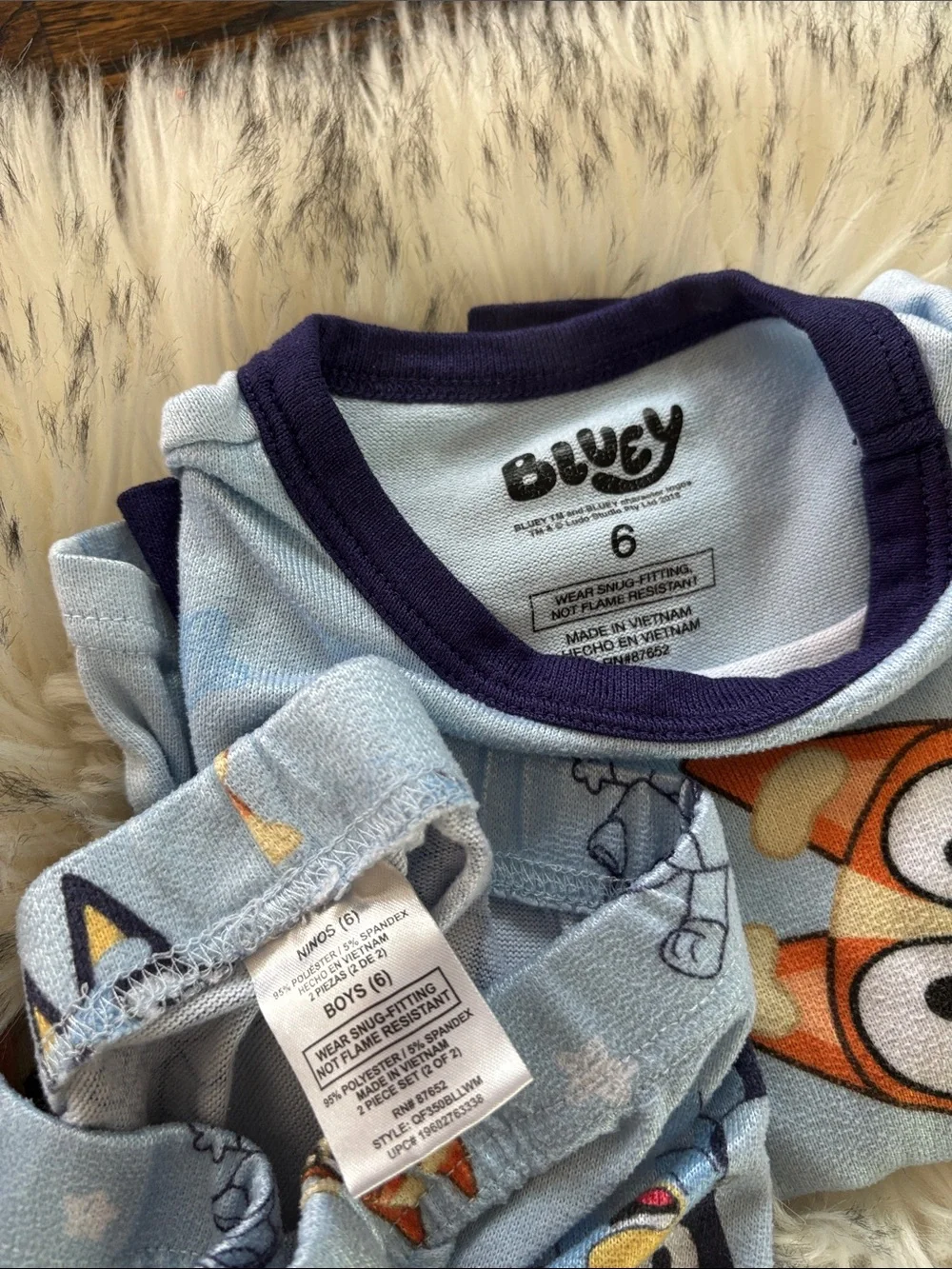 5T-6T 3 Bluey Pajama Set